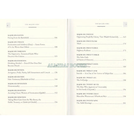 The Major Sins By Imam al-Dhahabi(d.748 AH)