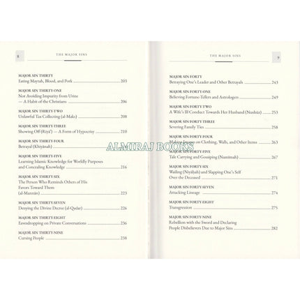 The Major Sins By Imam al-Dhahabi(d.748 AH)