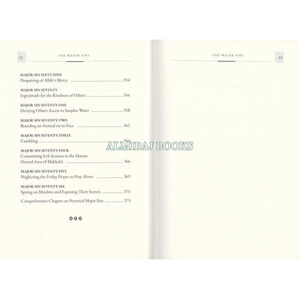 The Major Sins By Imam al-Dhahabi(d.748 AH)