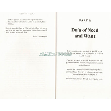 The Power of Dua by Raiyaan Aliyah Umm