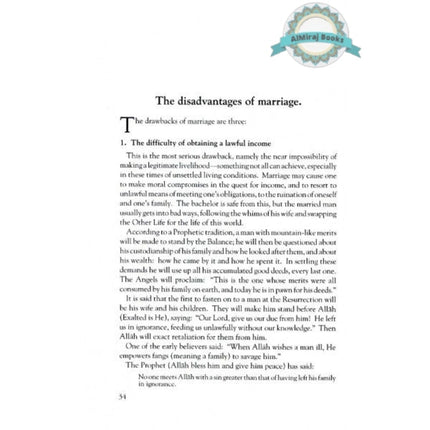 The Proper Conduct of Marriage in Islam (Adab an-Nikah): Book 12 of Ihya 'Ulum ad-Din By Imam al-Ghazali