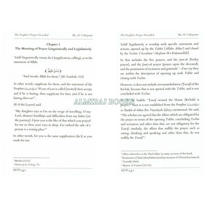 The Prophet's Prayer Described By Imaam Muhammad bin Saalih al-'Uthaymeen