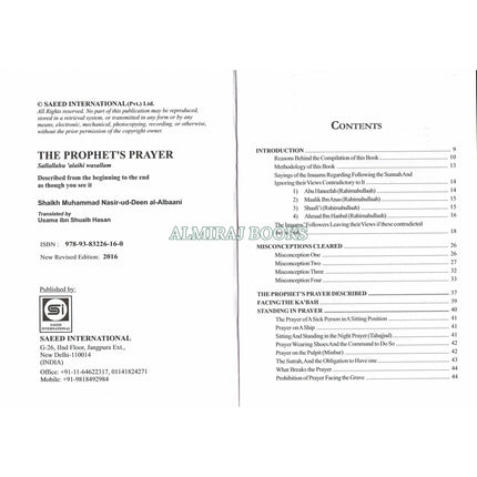 The Prophets Prayer Described From the Beginning to the End As Though You See It By Shaikh Muhammad Naasir-Ud-Deen Al-Albaani