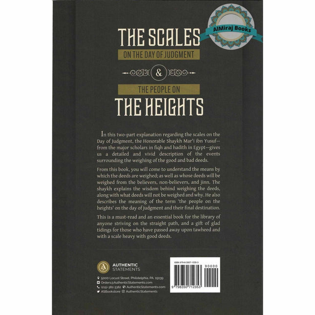 The Scales On The Day Of Judgement & The People On The Heights