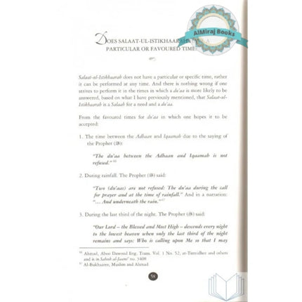 The Three Abandoned Prayers Salaat ul Istikhaarah, Taubah and Tasbeeh By Shaykh Adnaan Aali Uroor