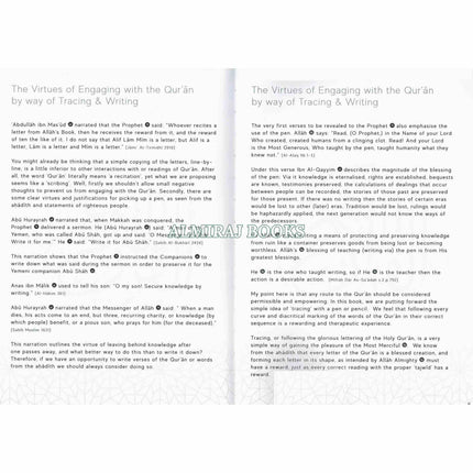 The Tracing Quran (The Blessed Chapters) Word By Word Translation Hardcover