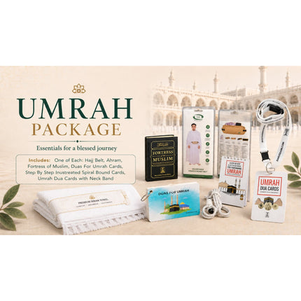 The Complete Umrah Essentials Kit - Your Guided Companion for a Blessed Journey