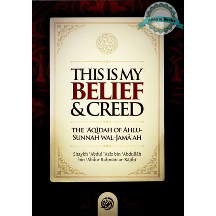 This is my belief & Creed Aqidah of Ahlu