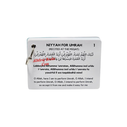 Umrah Dua Cards Step by Step Guide Umrah Duas