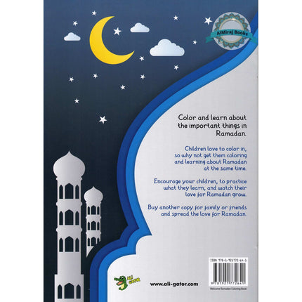Welcome Ramadan Coloring Book By Ali Gator