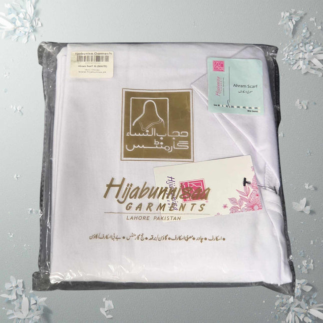 Ahram Scarf for Umrah & Hajj – Hijabunnisaa Garments