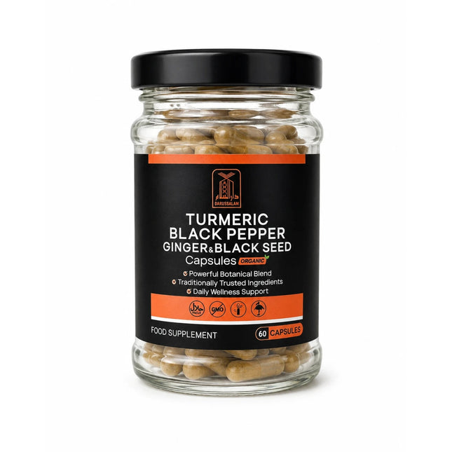 Turmeric Black Pepper Ginger & Black Seed Capsules