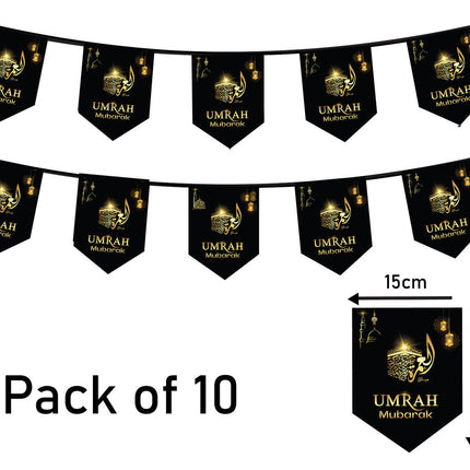 Umrah Mubarak,Hajj Mubarak,Baloon ,Banner Bunting Decorative wall Hanging